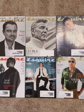 ESQUIRE MAGAZINE Lot Of 6 Sep 2025 to Summer 2026 Issues Featuring Leo & George